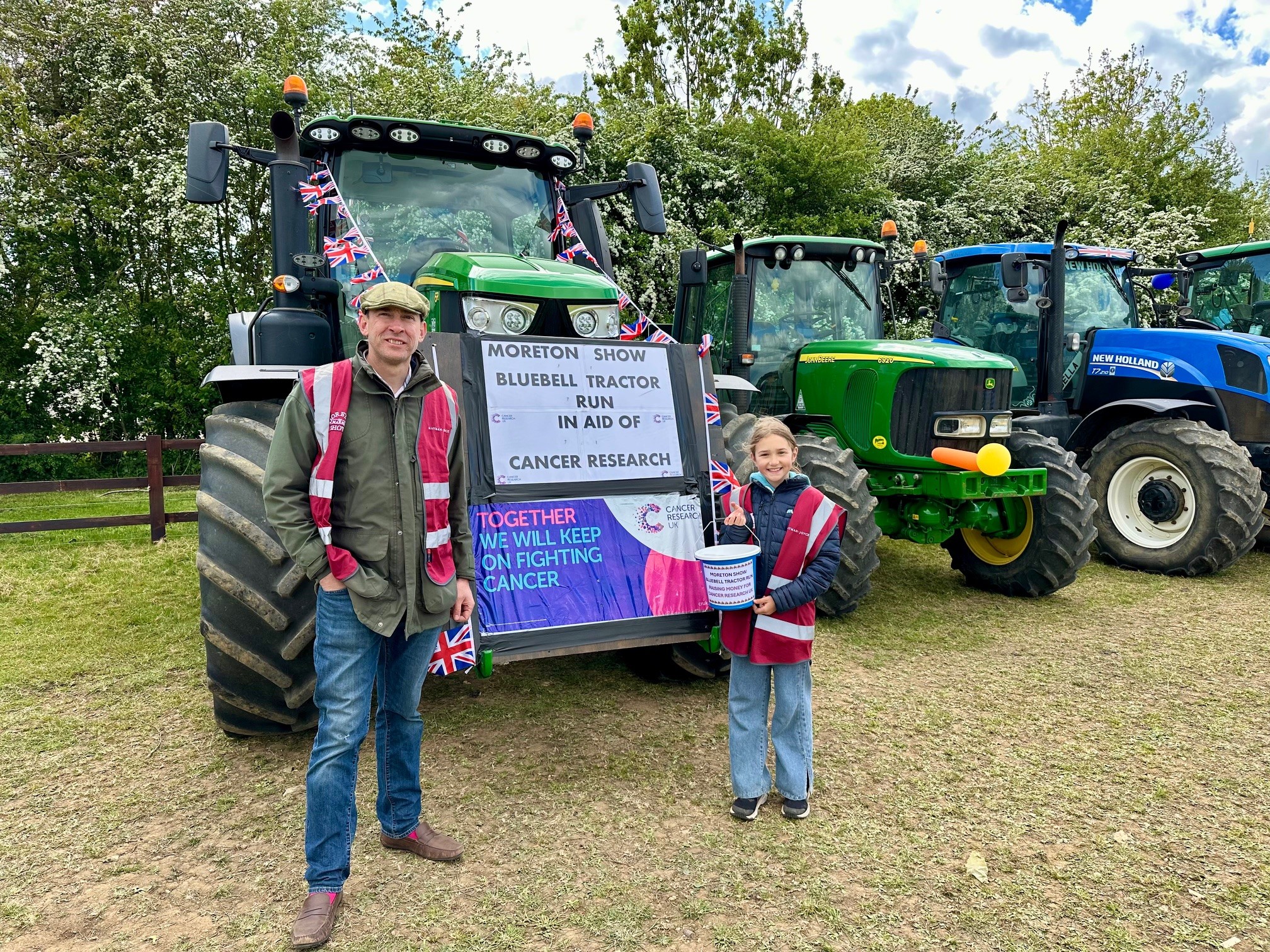 Moreton Show's Bluebell Tractor Run for Cancer Research UK