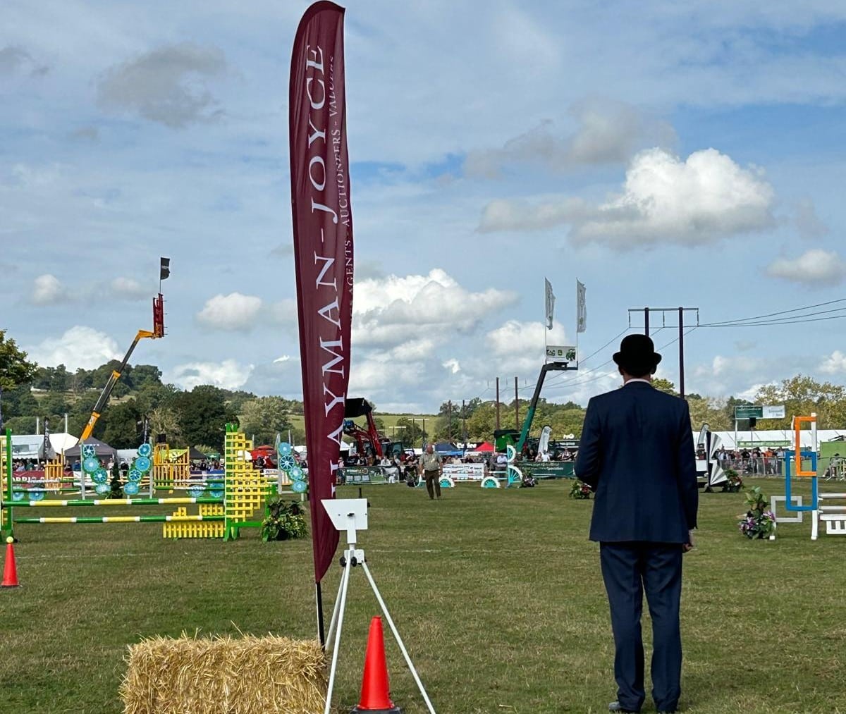Tom's volunteer day at Moreton Show